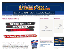 Tablet Screenshot of harmonpress.com